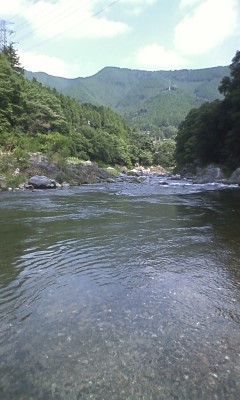 多摩川 御岳 お楽しみ中