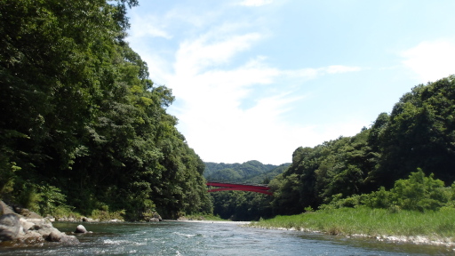 和田橋 上流から