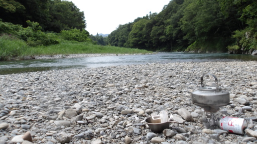 和田橋上流・ランチタイム