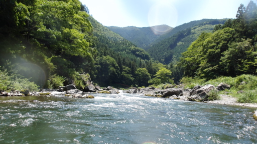 立て沈の瀬の先