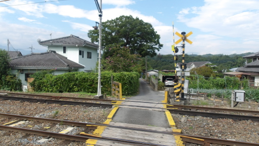 和銅黒谷の踏切