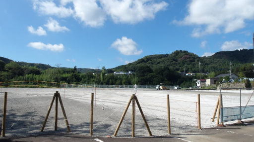 プールと市民会館の跡地