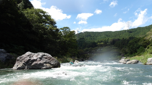 鵜瀬橋の下流