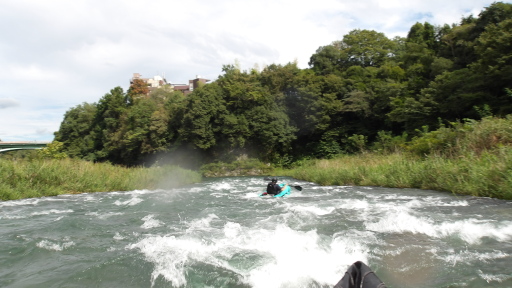 調布橋の下流